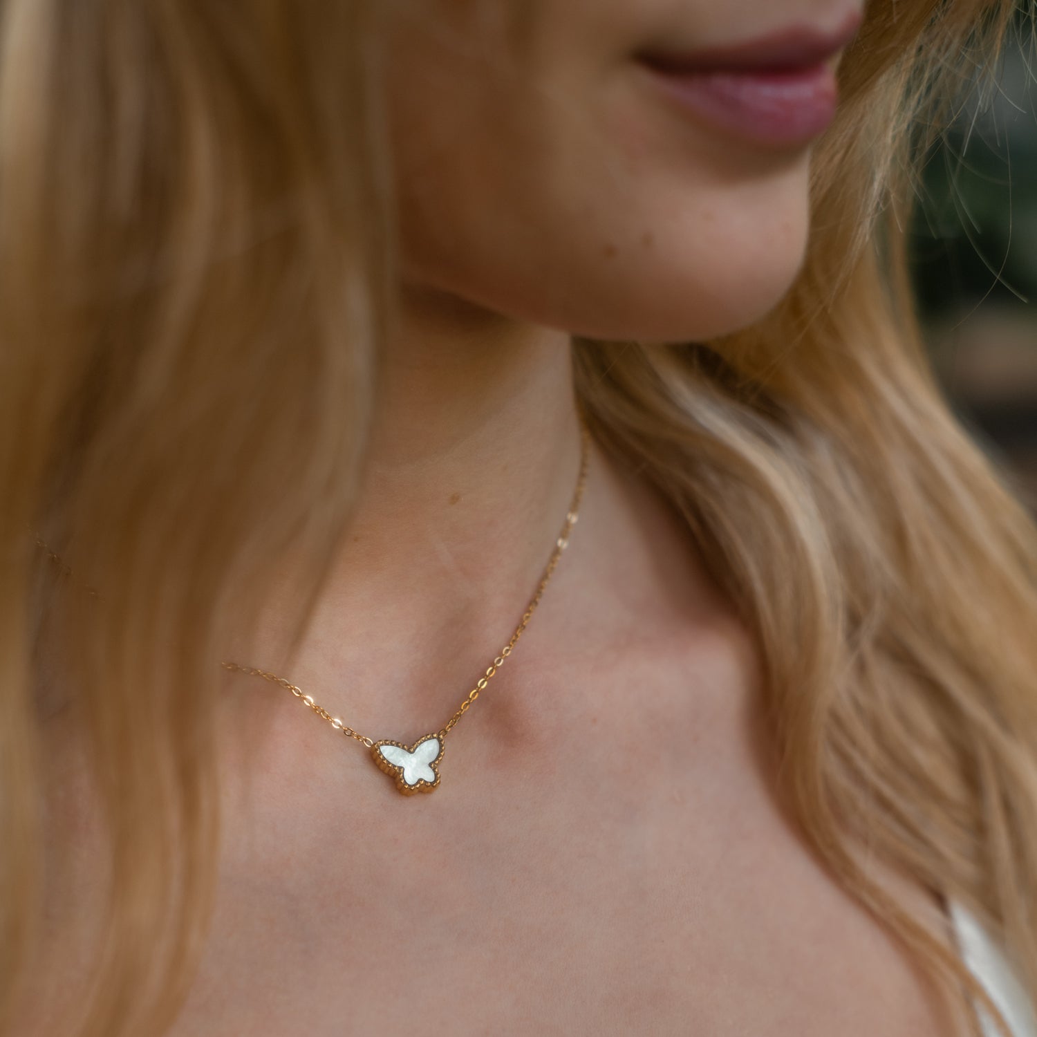 Kette Alexis mit Schmetterling 45cm