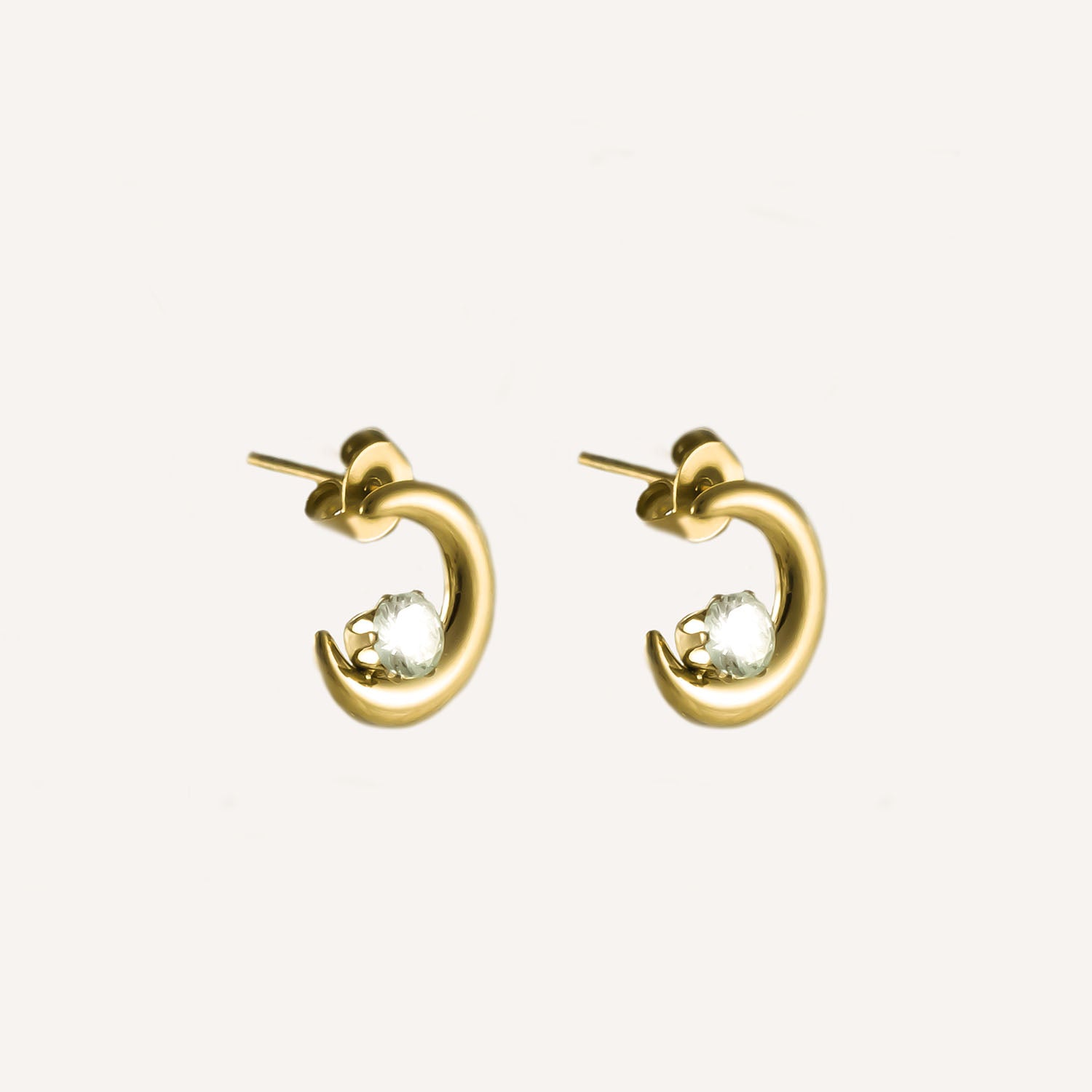 Ohrringe Lunula