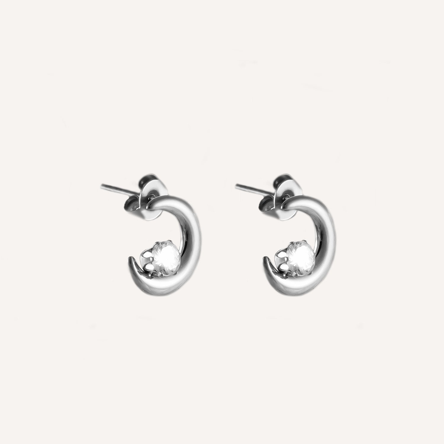 Ohrringe Lunula